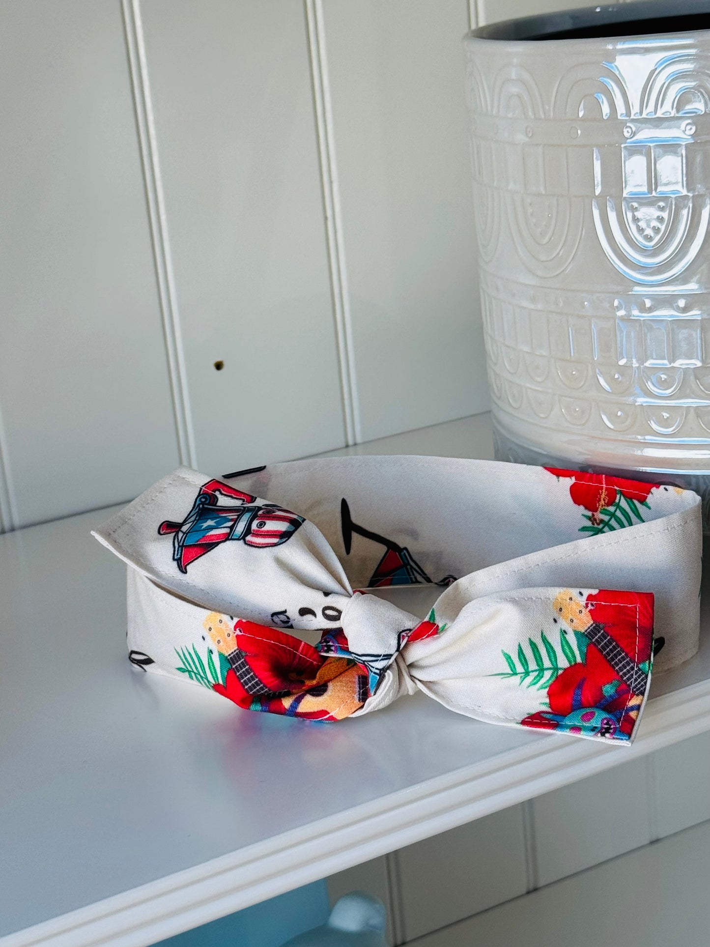 Bandana ajustable por la mañana café